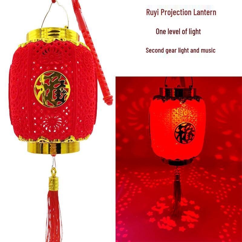 2026 Year of the Horse Spring Festival Children's Handheld Cartoon Lantern Toy