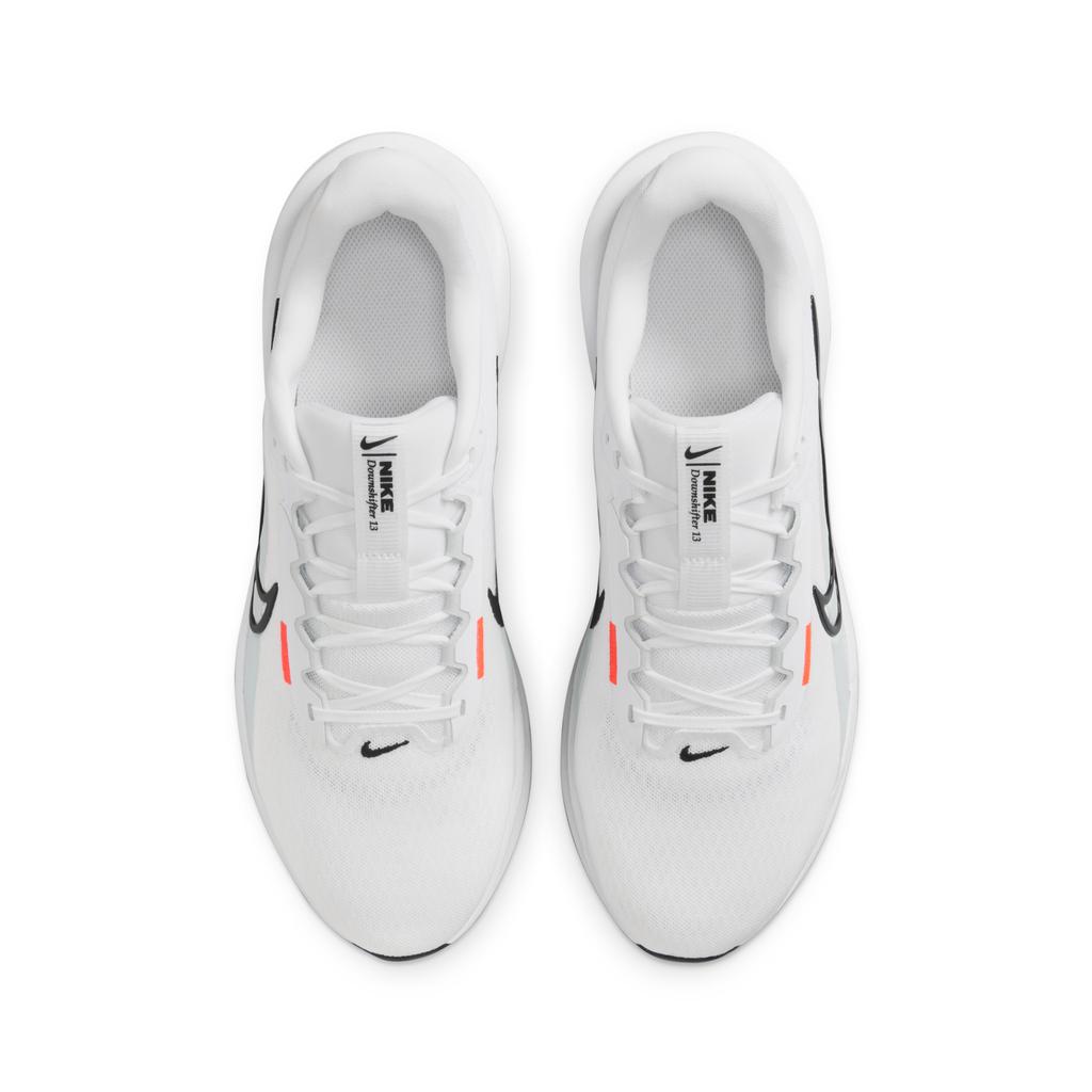 New Nike DOWNSHIFTER 13 Abrasion Resistant Low Top Casual Running Shoes Men's White FD6454-107