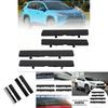 For Rav4 2020 To 2024 Plastic Roof Railing Guard Cover No Drill Mount Durable Black