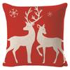 New Christmas Pillow Cover Four-piece Set Pillow Cushion Office Lumbar Backrest Decorative Backrest