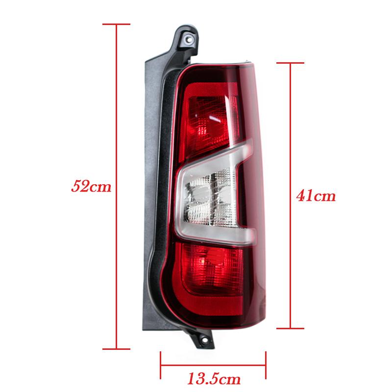 Tail Light without Bulb Tail Lamp For Peugeot Partner For Citroen Berlingo For Vauxhall Combo For Toyota Proace City 2019-2023