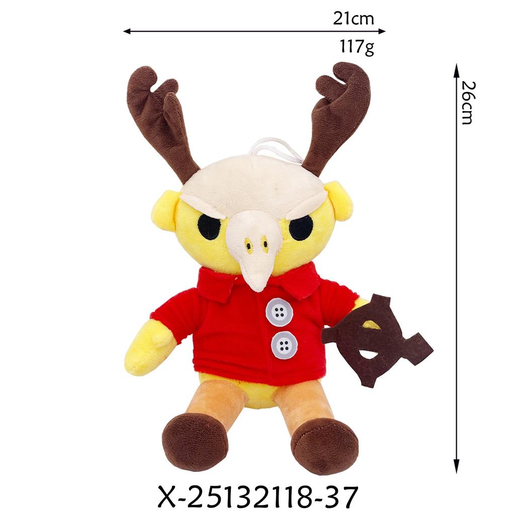 Horror 99 Nights In The Forest Deer Monster Deer Anime Cartoon Stuffed Doll Plush Toy Kids Birthday Gift