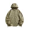 Summer Thin Sunscreen Clothing Men's Hooded Casual Loose Skin Clothing UV Protection Sunscreen Clothing Men's Jacket Sunshade