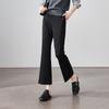 SOFSIL Women's High-Waist Micro-Flared Cropped Pants