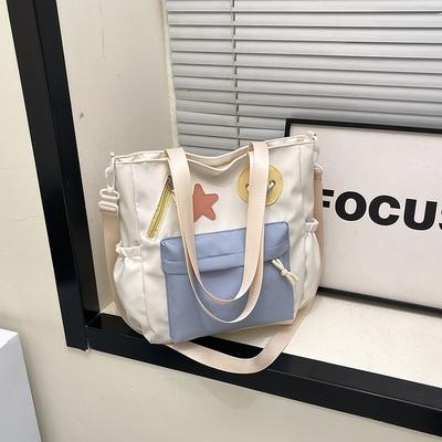 New Cute Student Tote Bag High School Students Large Capacity Beautiful Casual Class Shoulder Messenger Bag