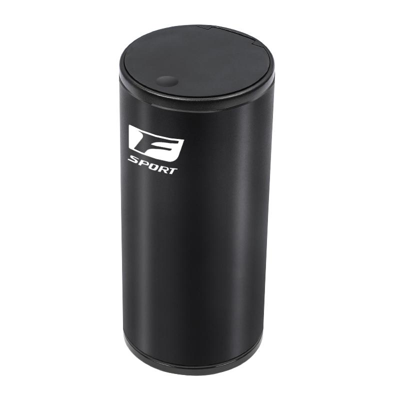 Portable Car Garbage Cup Aluminum Alloy Trash Can Ashtray For Lexus F-SPORT ES RX NX LS UX LM LX GX LC RZ IS CT GS RC HS SC TX