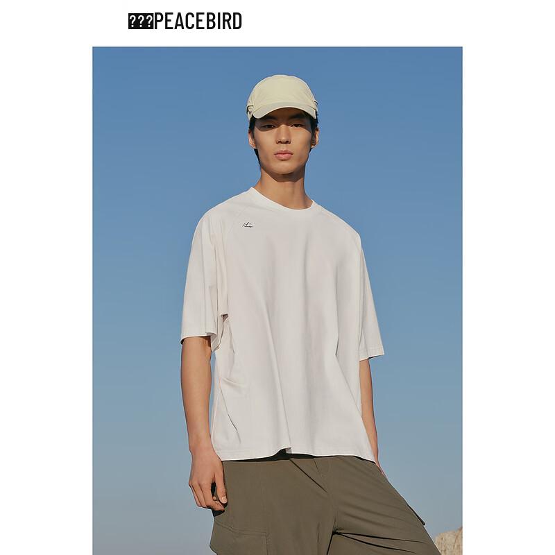 Peacebird Men s Casual Printed Round Neck Short Sleeve T-shirt L