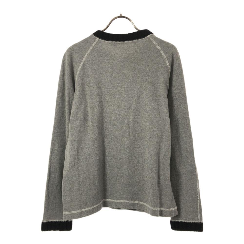 SPORTMAX made in Italy Long sleeve V neck T-shirt M gray Ron T Men's Used