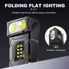Ultra Portable COB Work Light Magnetic Attachment Dual Head Flexible Lamp USB-C Charging 8 Modes Waterproof Outdoor