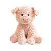 25cm Sitting Cartoon Animal Plush Toy Stuffed Lamb Pig Fox Sloth Cow Elephant Elk Soft Plushie Companion Gift
