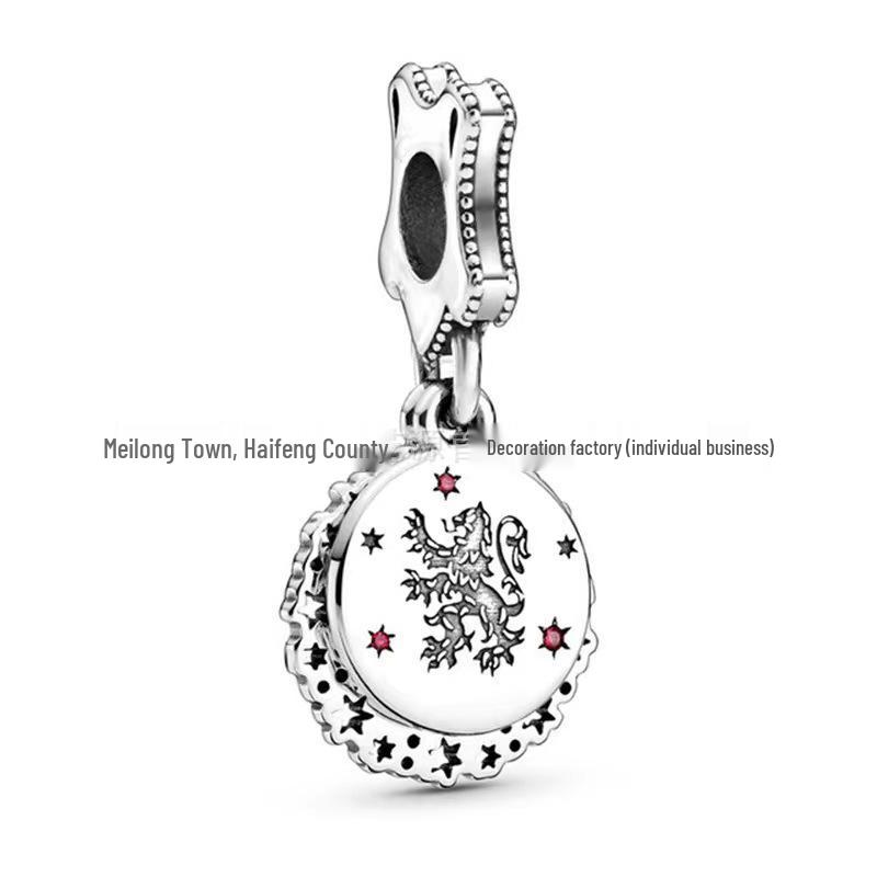 Panjia White Copper Cartoon Owl Pendant for DIY Bracelets - Trendy Beaded Character Ornament