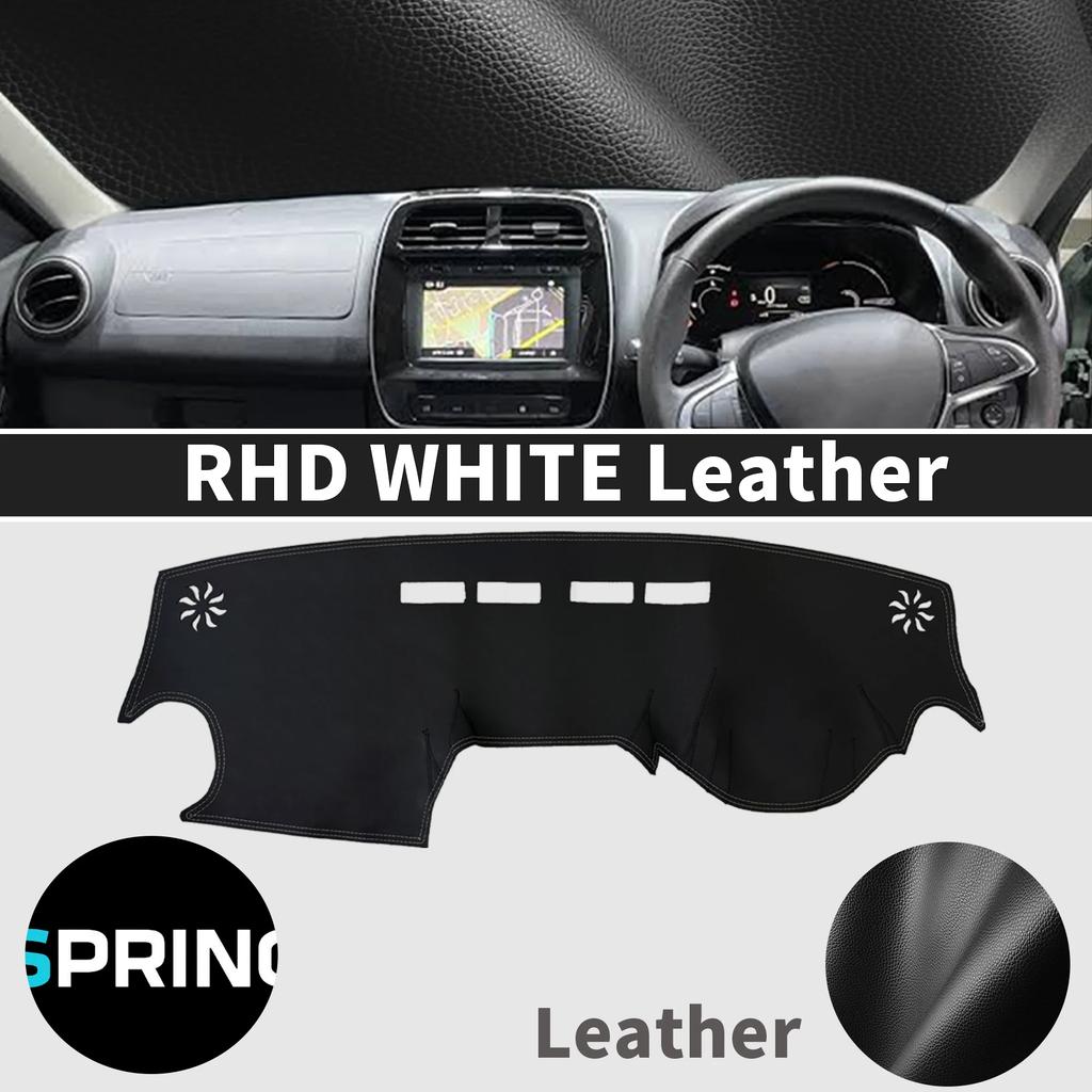 For Dacia Spring 2016 2017 2018 - Electric Car Dashboard Cover Dashmat Non‑Slip Protective Dash Mat Pad Auto Accessories