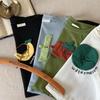 2025 spring children's clothing Japanese T-shirt children's long-sleeved boys and girls three-dimensional sticker fruit bottoming shirt