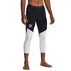 Under Armour Curry Color Block Compression 3/4 Pants Men Black 1379828-001