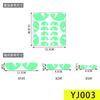 Halloween Stickers Luminous Eyes Ghost Party Decoration Stickers Fluorescent Horror Wall Stickers Holiday Party Room Decoration