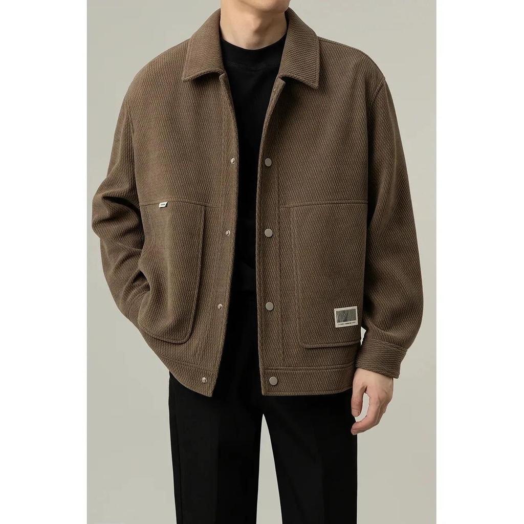 Herren-Herbst-/Winterjacke im koreanischen Stil: Trendig, Lässig, Reifer Look