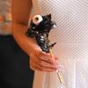10Pcs Eyeball Design Halloween Eyeball Rose Artificial Fake Flower Bouquet  Halloween Party