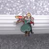 Trendy Cartoon Themed Metal Pin Brooch Stylish Accessory For Bags And Clothing