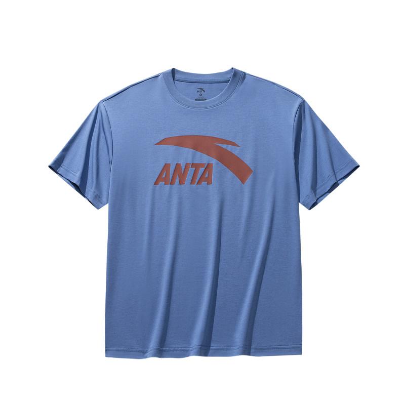 

Anta Casual Versatile Simple Fashion Round Neck Short Sleeve T-Shirt Unisex Tops 952628104-8 S