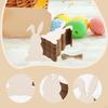 30Pcs Easter Wooden Bunny Cutouts with Hole Wood Tags for Holiday Classroom