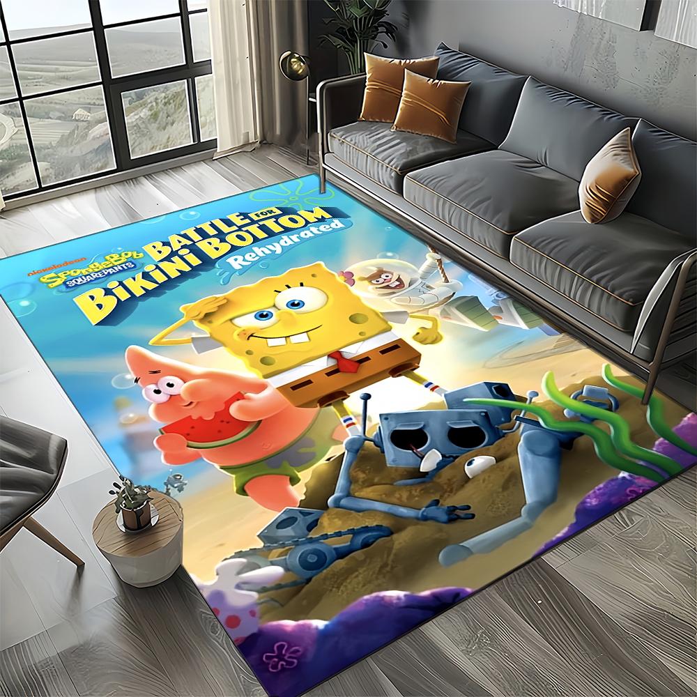 

3D Милий Патрік Зірка Мультяшний Килим для Вітальні, Спальні, Дому, Декорація Дивана, Дитячий Нековзкий Килимок для Підлоги, Різдвяний Подарунок 70x100cm( 27x39in )