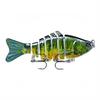 Multi-Joint 7-Segment Hard Plastic Swimbait Fishing for