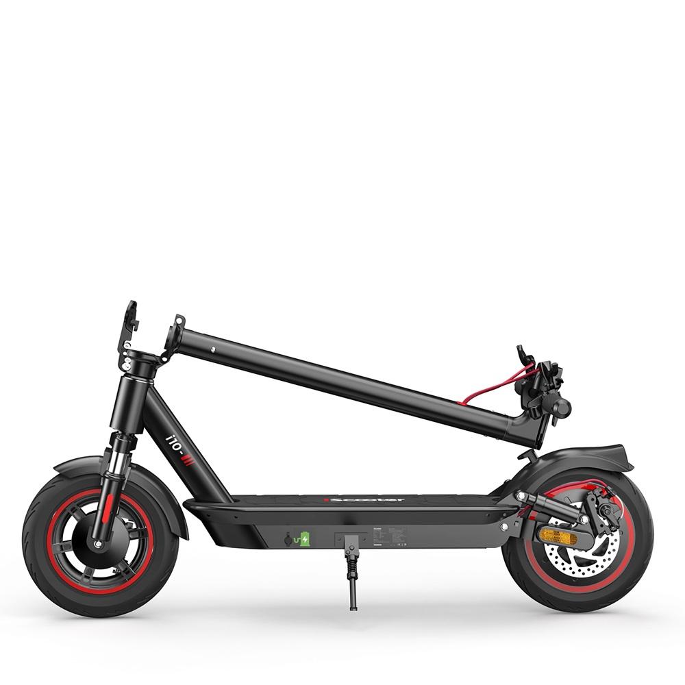 iScooter i10 650W Electric Scooter, 40km/h Max Speed, 45km Range, 10" Pneumatic Tires, Triple Brake System, APP Control
