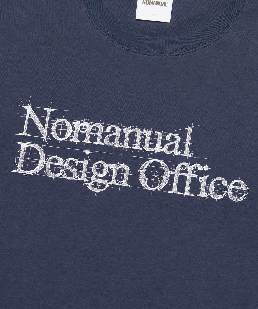 NOMANUAL Nm Design Office T-Shirt - Navy