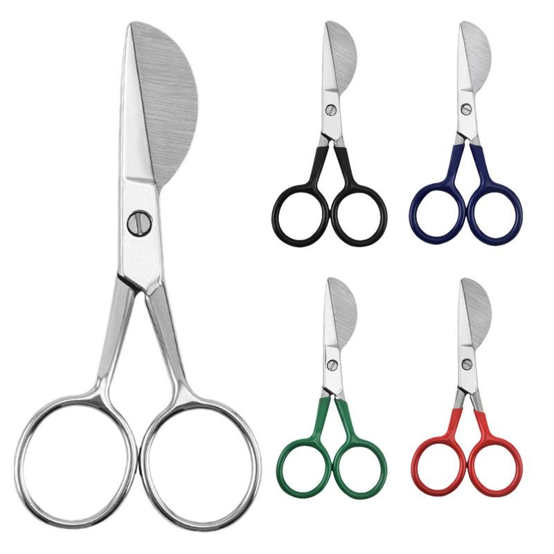 1Pc Sharp Carpet Trimmer Scissor Sharp Duckbill Applique Scissors Stainless Steel Sewing Embroidery Scissors Cutting Scissors