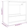 TV-Beistelltisch, Sofa-Beistellschrank, Aufbewahrungsschrank, 50x26x50 Cm