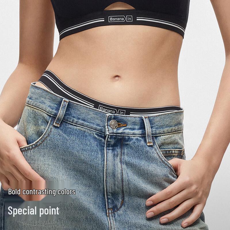 Bananain 303S Women's Low-Rise Bikini Briefs 3-Pack