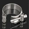 Zinc-plated Iron Hose Clamps Adjustable Rust Resistant For Plumbing Automotive Repair