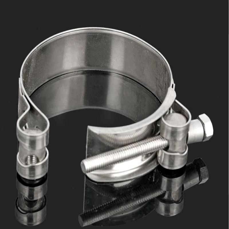 Zinc-plated Iron Hose Clamps Adjustable Rust Resistant For Plumbing Automotive Repair