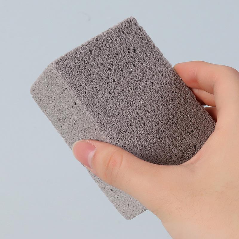 Natural Pumice Stone Toilet Brush - Efficient Cleaner for Crevices and Corners