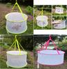 Foldable Clothes Drying Mesh Basket With Large Diameter For Home Laundry And Delicate Items
