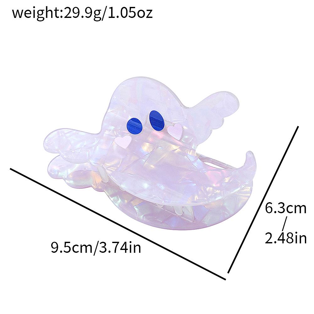 1pc/4pcs Colorful Cute Simple Sweet Ghost Hair Clip Fashionable Versatile Hair Accessories Hair Grips Hair Decorations