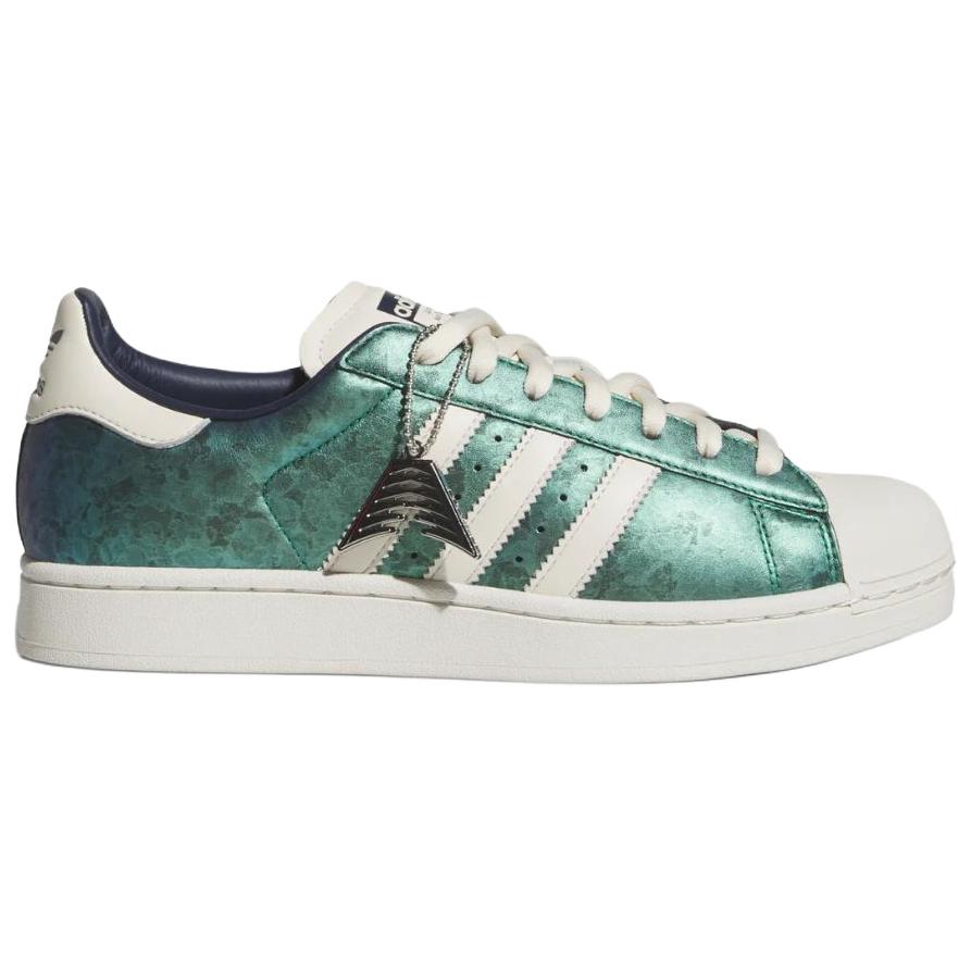 Adidas Originals x Anthony Edwards SUPERSTAR Skateboard Shoes Men's Green White KI6583