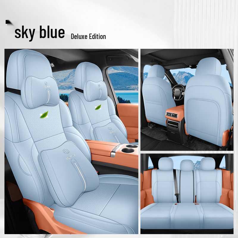 Ideal L7 Perforated Leather-Style Car Seat Cover, Breathable & All-Season, Full Coverage Cushion