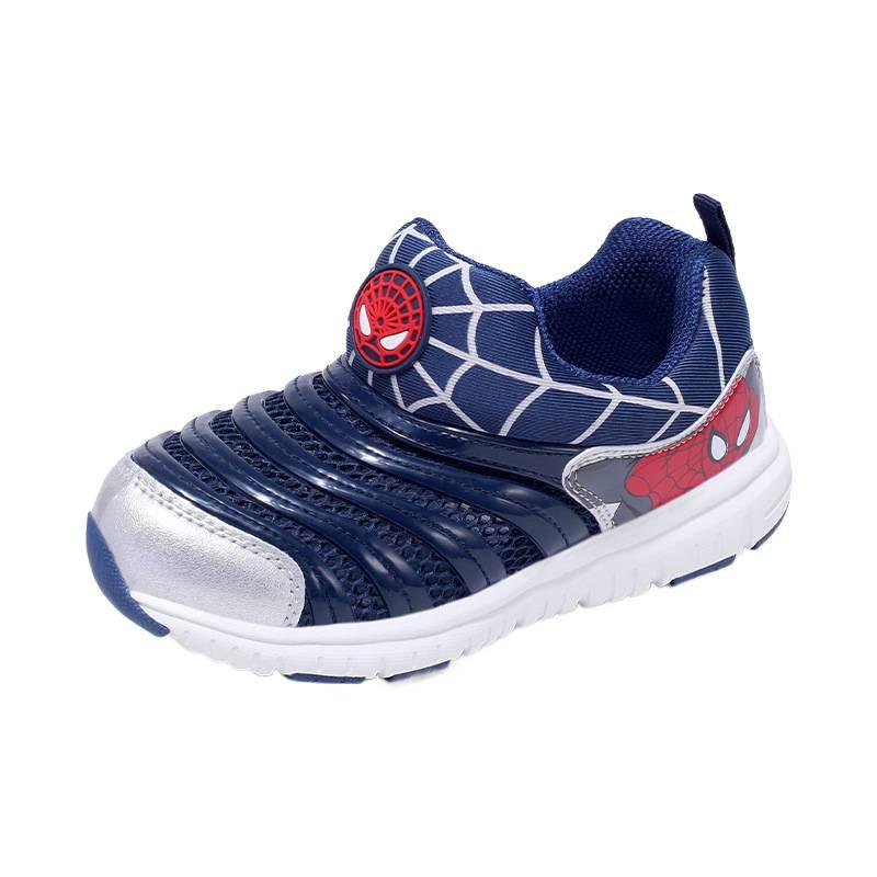 Boys shoes 2025 summer hollow single net classmates boys sports shoes middle older children caterpillar children's sports shoes