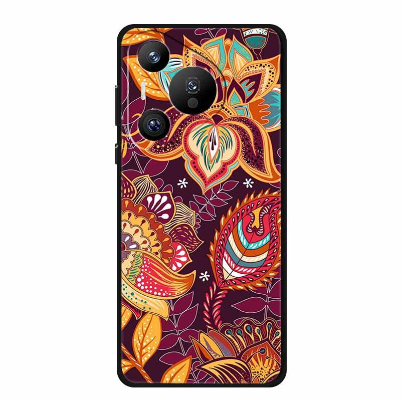 Huawei Pura 70 Pro Embossed Color Painting Phone Case with High-Grade Texture - 1 Piece.