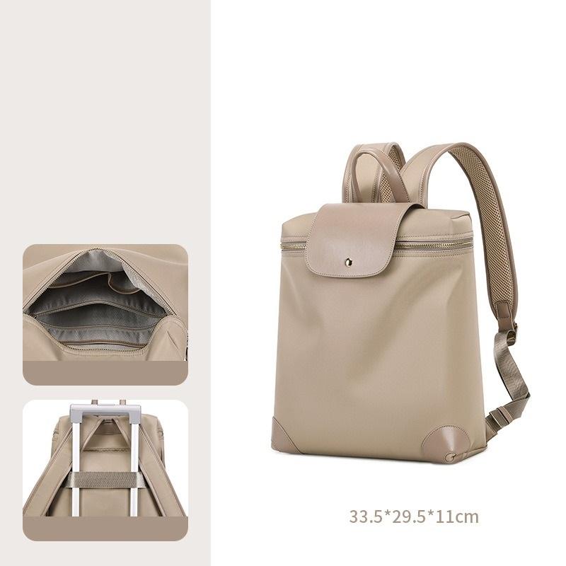 

Женский рюкзак против кражи, повседневная дорожная сумка, водоотталкивающая нейлоновая ткань хаки