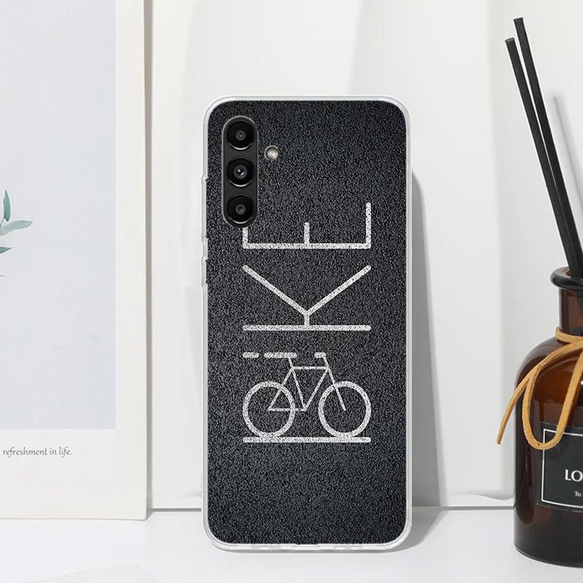Bicycle Bike Sport Phone Case For Samsung Galaxy A17 A37 A57 A16 A26 A36 A56 A15 A25 A35 A55 A14 A24 A34 A54 A13 A23 A33 A53 A07