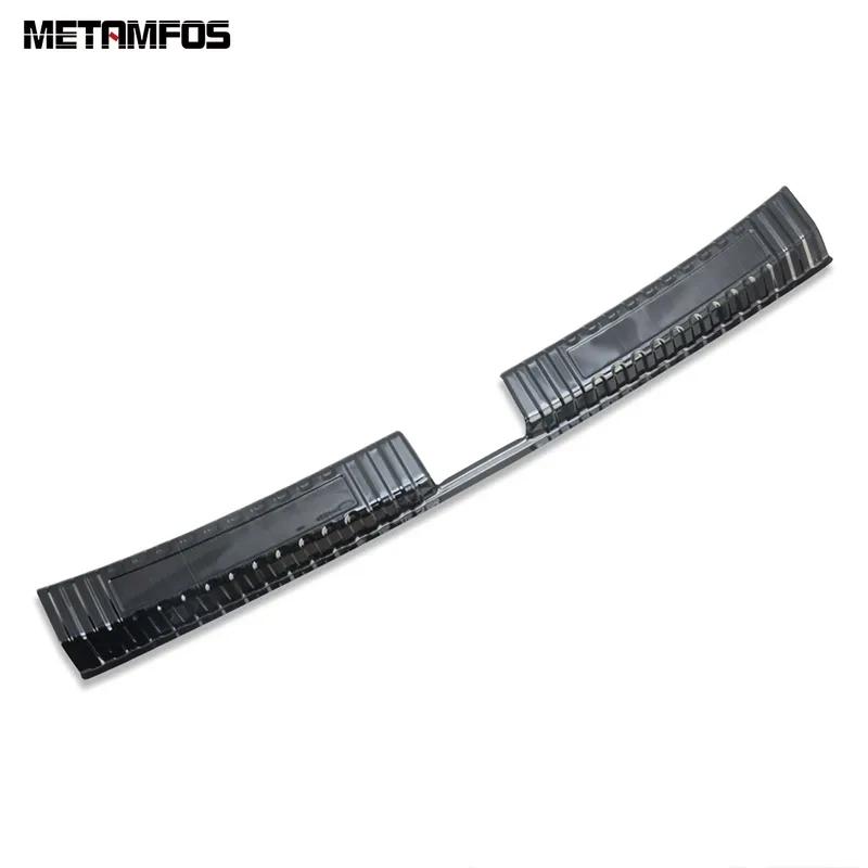 For Volkswagen VW T-cross Tcross - 2024 Interior Rear Trunk Bumper Foot Plate Door Sill Scuff Guard Plate Accessories