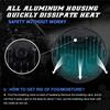 5.75 inch Led Headlight With High/Low Beam DRL For Honda Yamaha Harley Dyna Sportster Softail FXST, FXSTB, FXSTC 5 3/4"Headlamp.