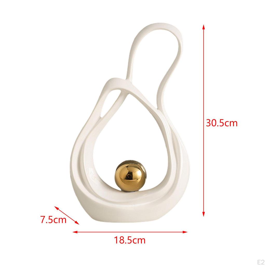 Abstract Art Ceramic Statue Sculpture Home Decorations Figurine Tabletop