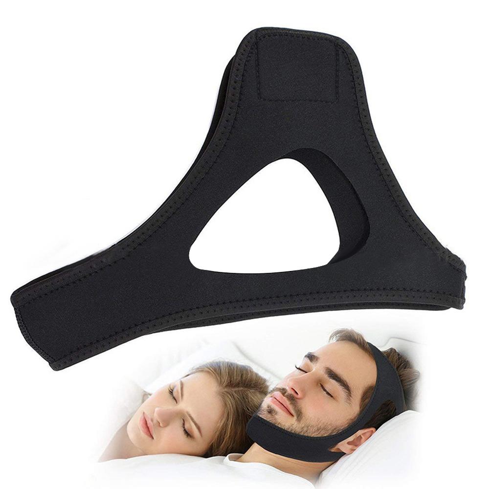Anti Snoring Belt Triangular Chin Strap Mouth Guard Gifts for Women Men Better Breath Health Snore Stop Bandage Sleep Aid