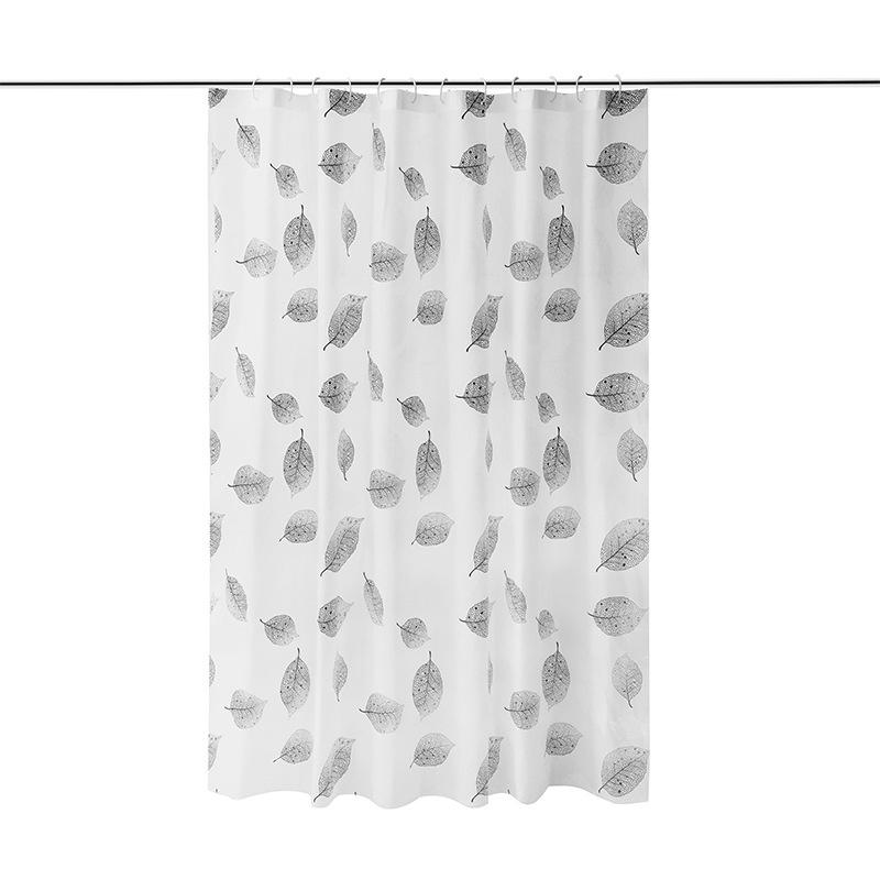 180*180cm Modern Simple Thickened PEVA Bathroom Waterproof Mildew Proof Fabric Partition Curtain Shower Curtain Home Decor