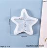 3D Starfish Tray Silicone Mold DIY Pentagram Jewelry Storage Pallet Molds Plaster Concrete Resin Plate Casting Mould Home Decor