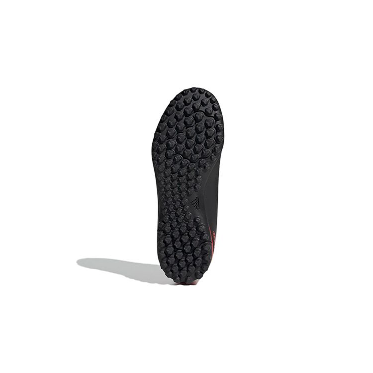 Adidas Predator 20.4 Tf J Round Toe Lace-Up Non-Slip Wear-Resistant Low-Top Soccer Shoes Kids Soccer Shoes Black EF1956