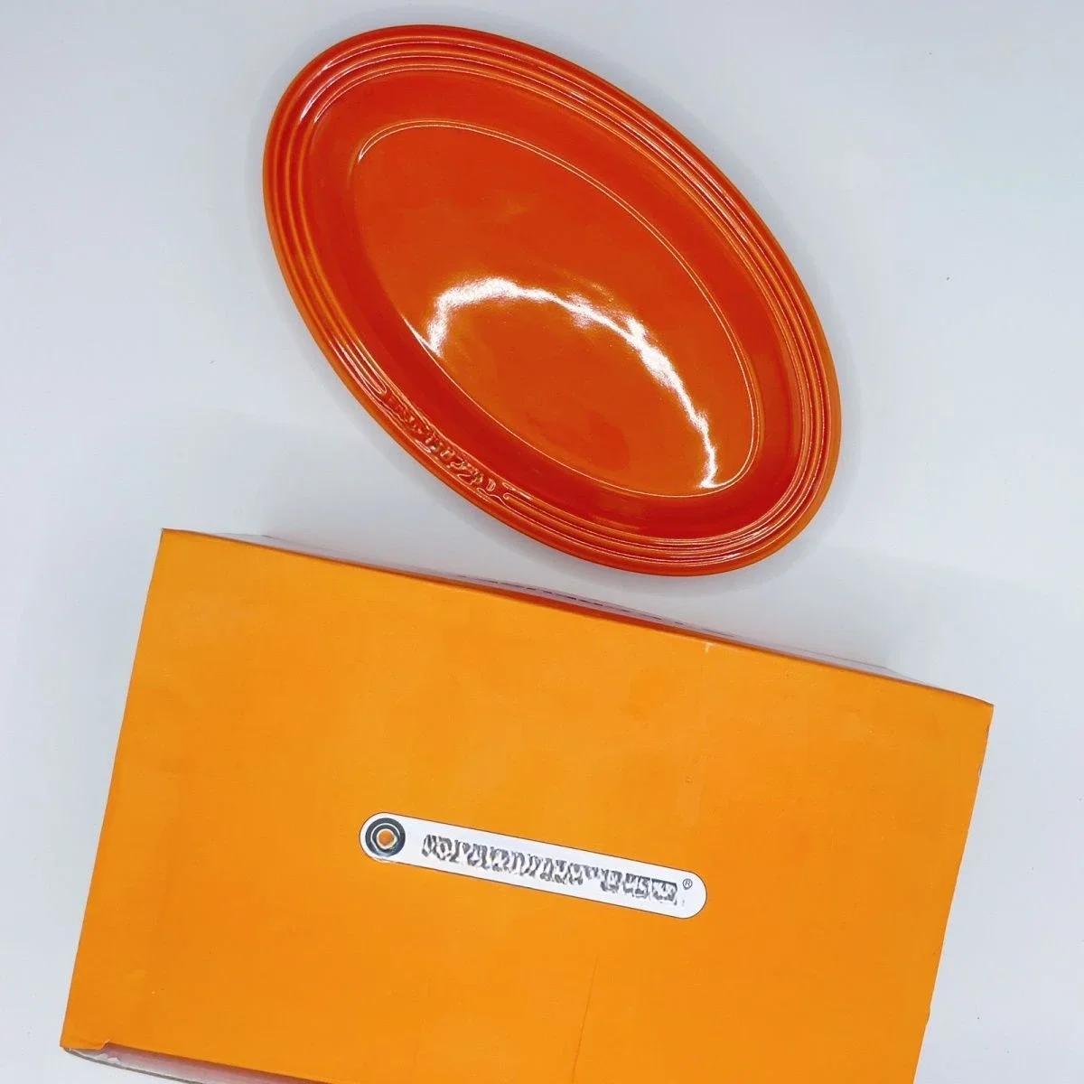 

Тарелка French Rainbow, эллиптическая, мелкая, 25 см, керамическая, светлого цвета, эллиптическая, мелкая, для овощей, фруктов, рыбы Oval 25cm